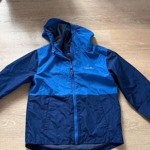 Eddie Bauer Kids Two-Tone Blue Raincoat